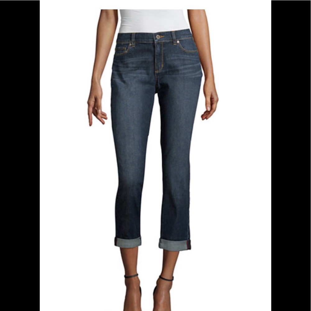 Liz Claiborne Boyfriend Cropped Jeans